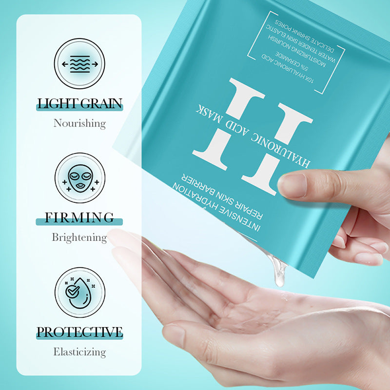 Masque visage à l'acide hyaluronique (10 pièces)