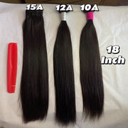 Perruque sans colle – Glueless Wig hair bundles in 15A, 12A, and 10A lengths with a red comb, 18 inch styles.